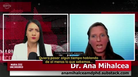 Dra. Mihalcea - Se detectan las mismas cintas de grafeno de las vacunas en agua de lluvia