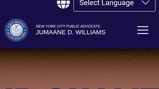 Taking a look at the New York City Public Advocate's website pubadvocate.nyc.gov on July 5, 2023.