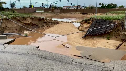 WATERED DOWN: Massive Flood In Californian Town Causes Residents To Evacuate