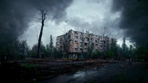 POV: you are the only one survived in Chernobyl - Dark Chernobyl Ambiance with Acid rain.