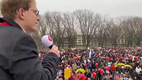 Dutch Citizens Rally Against Covid Tyranny