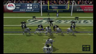 Madden NFL 2003 Franchise Year 6 AFC Championship Ravens At Patriots