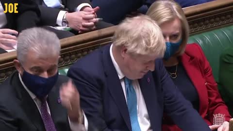 Boris looks utterly defeated as MPs mock criminal investigation into parties