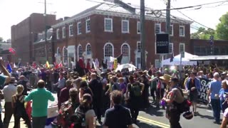 Aug 12 2017 Charlottesville 2.0.1 fighting between Antifa, far left, Unite the right protestors