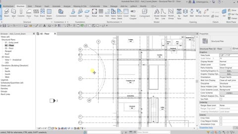 REVIT STRUCTURE 2022 LESSON 12 - CREATING CURVED BEAM