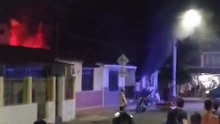 Incendio en Girón