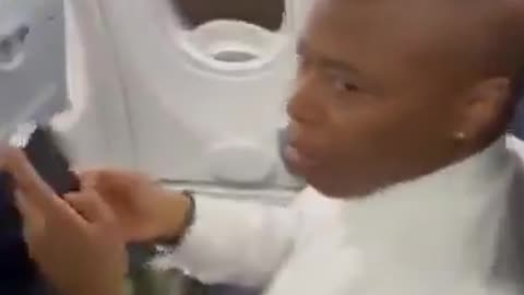 Democrat New York mayor Eric Adams gets confronted on a plane by an enraged pro-Palestine protester