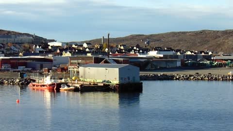 The atmosphere of Kirkenes, Norway