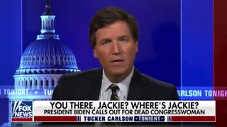 Tucker Carlson on the White House saying it's not "all that unusual" for Biden to forget a congresswoman is dead
