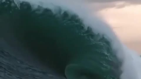 The beauty of the ocean waves