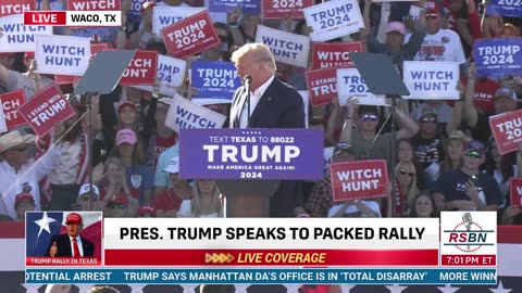 Full Trump Campaign Speech In Waco, Texas