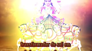 Surya o Deus Sol na Mitologia Hindu.