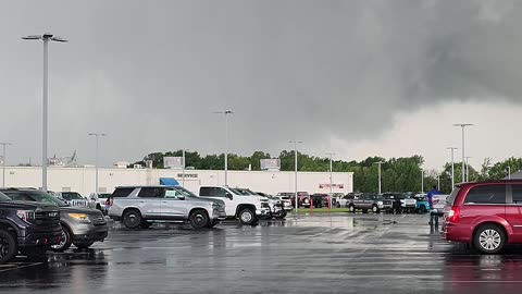 Tornado In Mount Vernon, Indiana