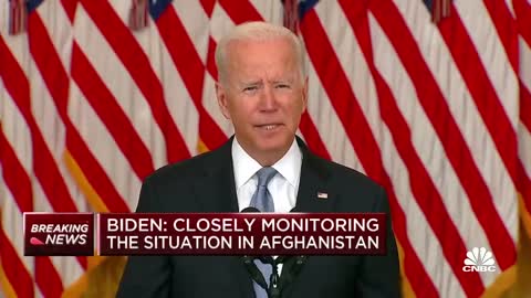 President Joe Biden:afgahanistan goal remains preventing a terrorist attack on american homeland