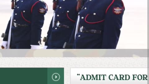 Army agniveer admit card download link