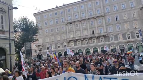 Rallies in Rome. People marched through the streets demanding the country's exit from the EU and NATO, as well as the lifting of anti-Russian sanctions.