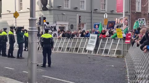 Dáil Éireann Protest - Dublin [20th September 2023] fragment