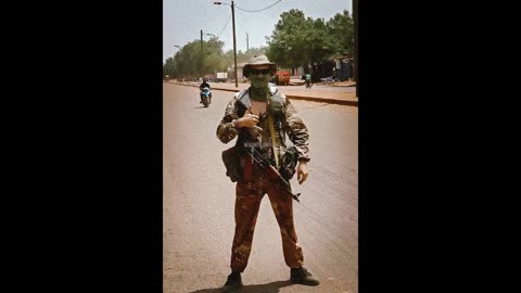 Fighters of the Wagner Group in African Mali.