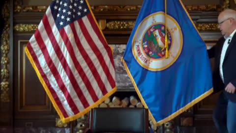 Tim Walz is the governor who just changed the Minnesota flag to resemble the Somalian flag