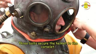 Helmet diving demonstrations at Furieade 2016 Frank