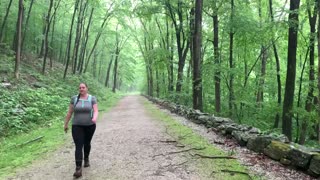 HER PEACEFUL RAIN WALK