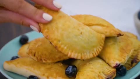 Air Fryer Blueberry Hand Pie Recipe - Cooking With Joy