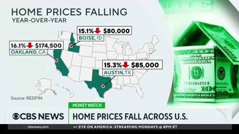 Home prices fall across U.S.