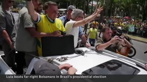 Lula wins Brazil’s presidential election, ousting incumbent Bolsonaro