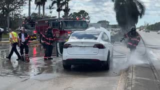 The New Challenge Associated with EV's Firefighters Did Not See Coming