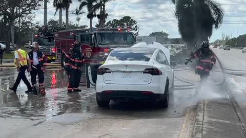 The New Challenge Associated with EV's Firefighters Did Not See Coming