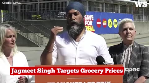 NDP Leader Singh Calls for Federal Intervention to Cut Grocery Costs