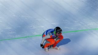 SKI JUMPER CRASHES ON LANDING | Jason Asselin