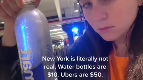 New York is literally notreal. Water bottles are