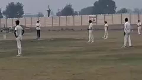 under 14 cricket match in district level shocking ball