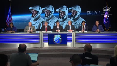 NASA's SpaceX Crew-7 Postlaunch News Conference (Aug26,2023)