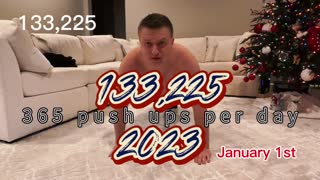 133,225 push ups in 2023