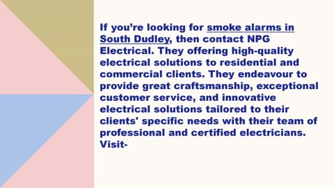 Best smoke alarms in South Dudley