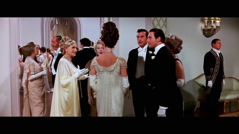 Audrey Hepburn My Fair Lady 1964 Reception With The Queen remastered 4k