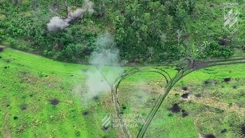 3rd Assault Brigade mortars entire Russian platoon near Bakhmut