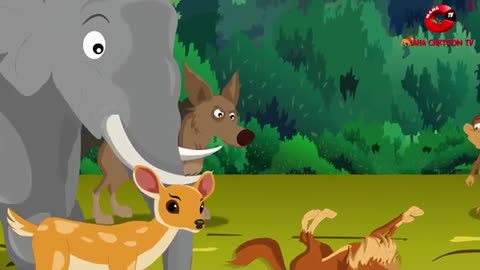 Fox and goat funny English cartoon