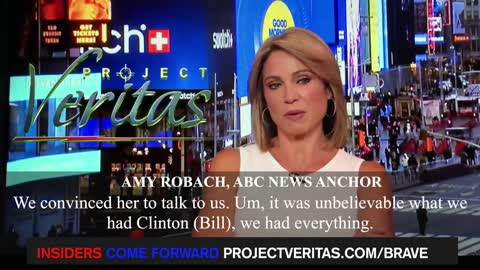 Hot Mic: ABC Amy Robach- Epstein Story Cover up- “We had Clinton, We had Everything”