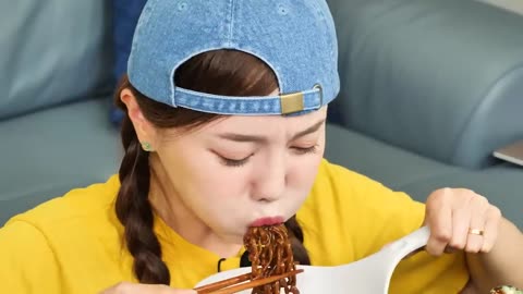 ENG SUB) Jjajang Lobster Abalone Squid Enoki Mushroom BEST Seafood Recipe Mukbang ASMR Ssoyoung