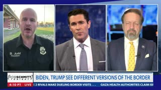 Biden & Trump See Different Versions of the Border. Seb Gorka with Rob Schmitt on NEWSMAX