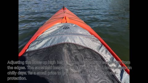Read Remarks: Wilderness Systems Sunshield - for Aspire, Pungo and Other Sit-Inside Kayaks -Siz...