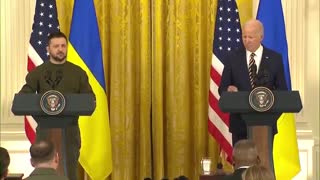 WATCH: Zelenskyy Has to Help Biden Along