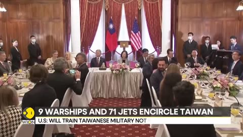 9 warships and 71 jets encircle Taiwan | Latest World News | English News