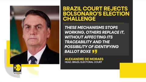 Brazil judge fines Bolsonaro's party, court quashes his election challenge