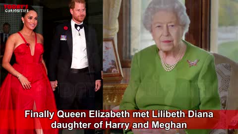 Finally Queen Elizabeth met Lilibet Diana daughter of Prince Harry and Meghan Markle