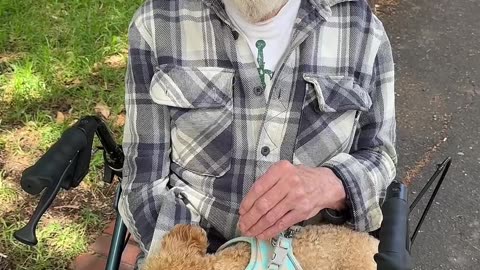 Nursing Home Neighbor Becomes Poodle's Best Bud