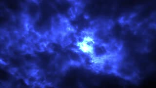 Moon behind clouds (cool temp edit)